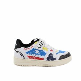 SNEAKERS PRIMIGI BAMBINO  NA.PU ST.TRATTO BCO-ROYAL-NERO 5957211