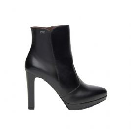 TRONCHETTO NEROGIARDINI DONNA NAPPA PANDORA NERO BATTIS.TPU SAMARRA TACCO 10 CM I410981D/100 