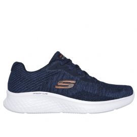 SNEAKERS UOMO SKECHERS SKECH-LITE PRO FAREGROVE BLU NAVY/ARANCIONE 232598 NVOR
