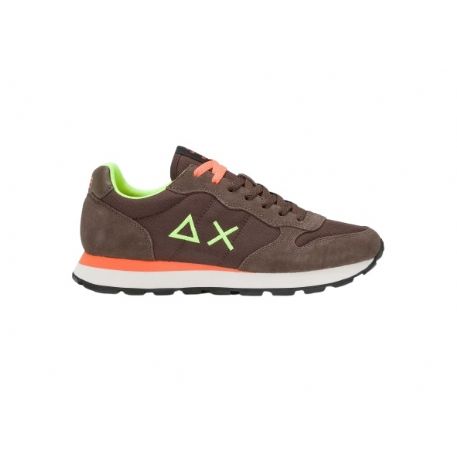 SNEAKERS UOMO SUN68 FOOTWEAR TOM FLUO MARRONE Z44102 08