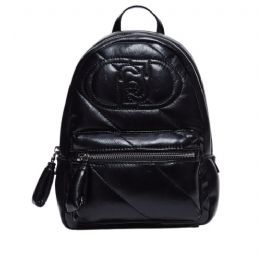 ZAINO LIU JO DONNA GLOSSY BLACK MATELASSE' 22X13X29CM AF4135 E0022 22222