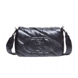 BORSA TRACOLLA LIU JO DONNA GLOSSY MATELASSE' ANTRACITE 30X11X17CM AF4137 E0022 04020