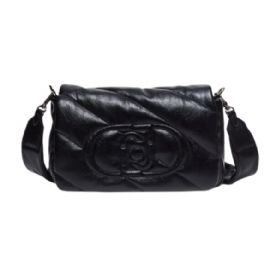 BORSA TRACOLLA LIU JO DONNA GLOSSY MATELASSE' BLACK 30X11X17CM AF4137 E0022 22222