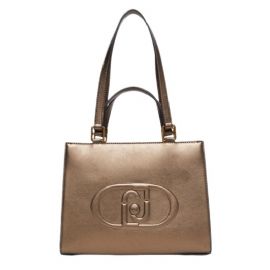 BORSA LIU JO DONNA SHOPPING BAG S TOTE BRONZO MET. 28x13x21CM AF4246 E0332 04000