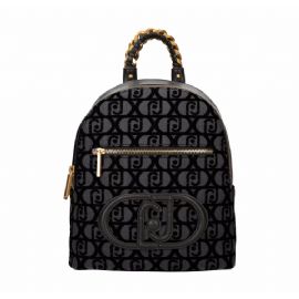 ZAINO LIU JO DONNA JACQUARD black  25X12X30CM AF4247 T6438 Y9679