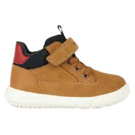 SNEAKERS GEOX BAMBINO PRIMI PASSI B HYROO A - SCAM.+GBK CER. CURRY/BLACK 20>23 B365DA 022ME C2306/A