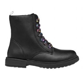 STIVALETTI GEOX BAMBINA J ECLAIR G. D - VIT.SINT. BLACK/MULTICOLOR TG:27 J049QD 0003W C9240/C