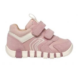 SNEAKERS PRIMI PASSI GEOX BAMBINA B IUPIDOO G. C - GBK+SCAM. OLD ROSE/IVORY 19>26 B3558C 05422 C8047