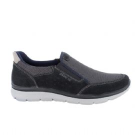 SLIP-ON ENVAL SOFT UOMO SCAMOSC./RETE BLU SCURO 7725411