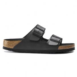 CIABATTE BIRKENSTOCK  UNISEX PIANELLE ARIZONA TRIPLES BLACK BIRKOFLOR 1019069