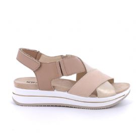 SANDALO CON ZEPPA IGI&CO DONNA FIO.BOT.KOA/VIT TAUPE/PLATINO 7675511