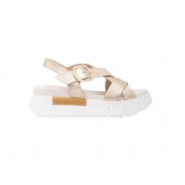 SANDALO CON ZEPPA NEROGIARDINI DONNA ETOILE SAND MIELE TR VENEZIA E513697D/418