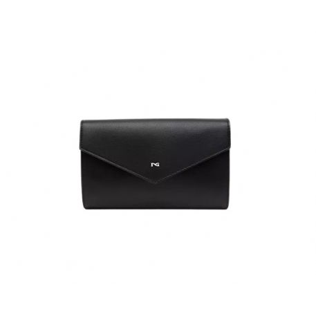 POCHETTE NEROGIARDINI DONNA T.NAPPA NERO 22X13,5X6CM E543901DE/100