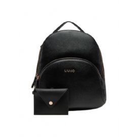 ZAINO LIU JO DONNA M BACKPACK NERO 26X13X30CM AA5157 E0058 22222