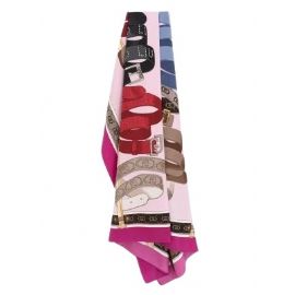 FOULARD LIU JO DONNA STOLA MIX OF BELTS PINK 120x120CM 2A5028 T0300 72624