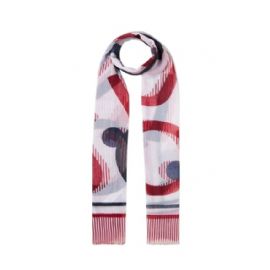 SCIARPA SCIALLE  LIU JO DONNA STOLA MIX PRINT ROSSO 70X180CM 2A5051 T0300 M9360