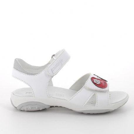 SANDALO PRIMIGI BAMBINA SI.NAPPA BIANCO TG:31>35 7885122/B