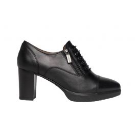 STRINGATE NEROGIARDINI DONNA GUANTO NERO PU.LESINA L16720 NERO TACCO 7CM I205020D/100