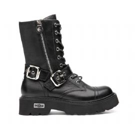 ANFIBIO CULT DONNA SLASH 4585 MID W LEATHER BLACK CLW458500