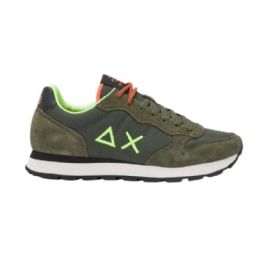 SNEAKERS UOMO SUN68 SHOE TOM FLUO MILITARE SCURO z45102 74