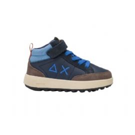 SNEAKERS SUN68 SHOE BOY'S GENIUS MID (BABY) NAVY BLUE TG: 25>29 Z45335B 07