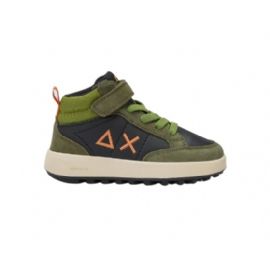 SNEAKERS SUN68 SHOE BOY'S GENIUS MID (BABY) MILITARE SCURO tg:25>29 Z45335B 74