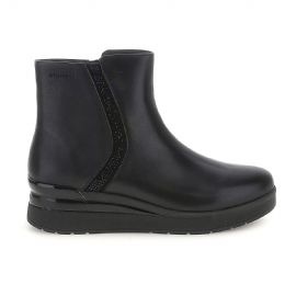 STIVALETTO STONEFLY DONNA CREAM 64 ZIP NAP BLACK NAPPA LEATHER 222968 000