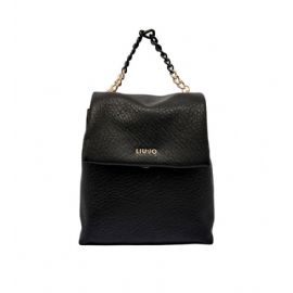 ZAINO LIU JO DONNA M BACKPACK NERO 26X23X10CM AF5005 E0161 22222