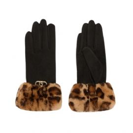 GUANTI LIU JO DONNA GUANTI  EFF  SCAMOSCIATO ANIMALIER 2F5063 T0300 S19E1