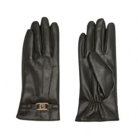 GUANTI LIU JO DONNA GUANTI IN TESSUTO SPALMATO CON LOGO BLACK 2F5061 E0002 22222